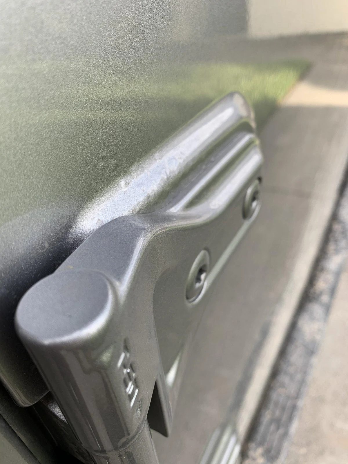 Jeep Wrangler JL Bubbles in Paint at Door Hinges 47573F1B-DA1E-4DF2-8070-2C6C08F9D3CB