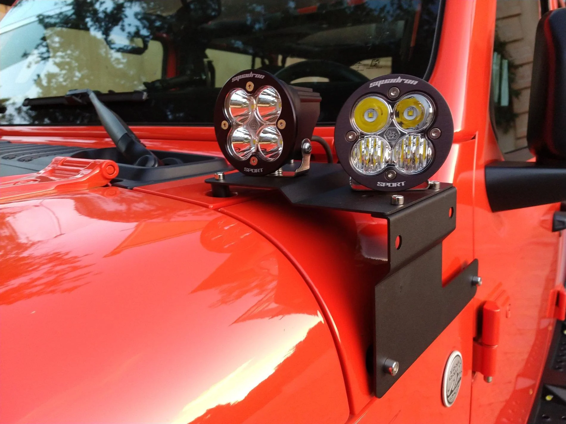 Jeep Wrangler JL Cowl Mounts For Baja Design Lights IMG_20200530_195735851