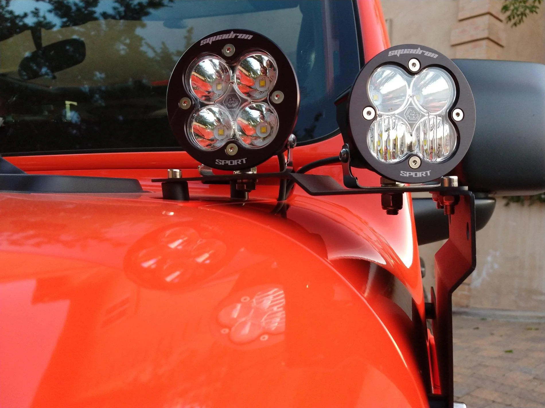 Jeep Wrangler JL Cowl Mounts For Baja Design Lights IMG_20200530_195741433