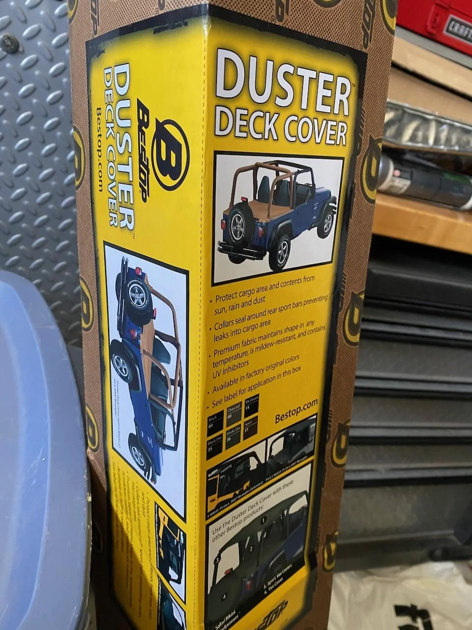 Jeep Wrangler JL New Bestop Duster cover IMG_1775