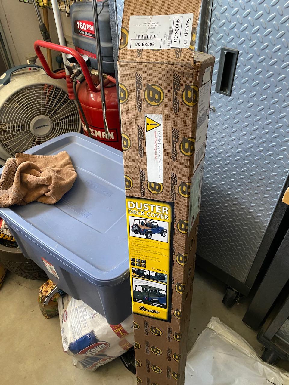 Jeep Wrangler JL New Bestop Duster cover IMG_1774