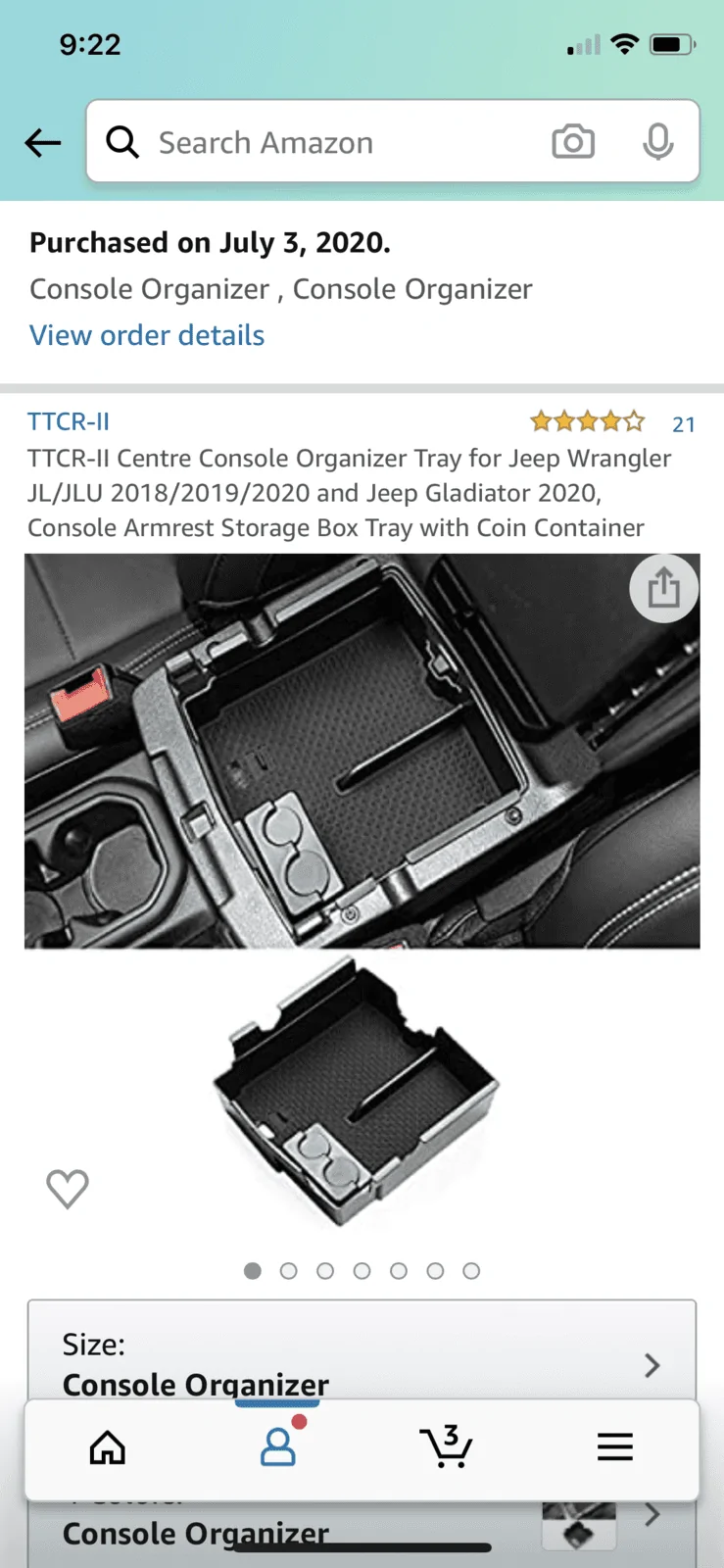Jeep Wrangler JL Center Console organizer comparison 301CC387-2B1A-42DF-B2D9-416CBF86C903
