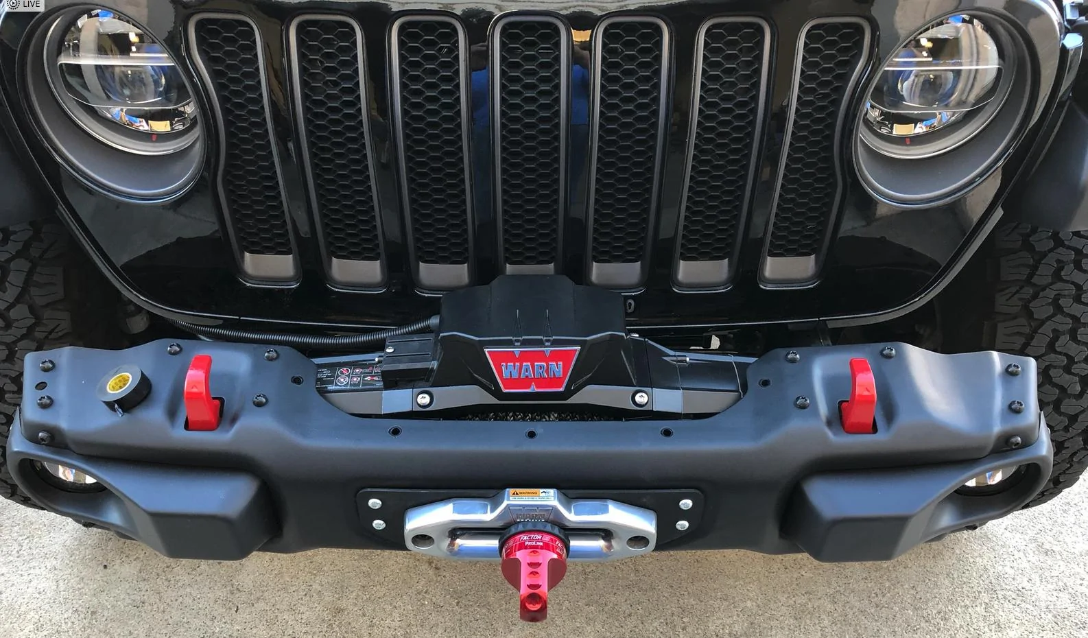 Jeep Wrangler JL WARN JL Rubicon Winch Mount Plate and Zeon 10-S Install warn