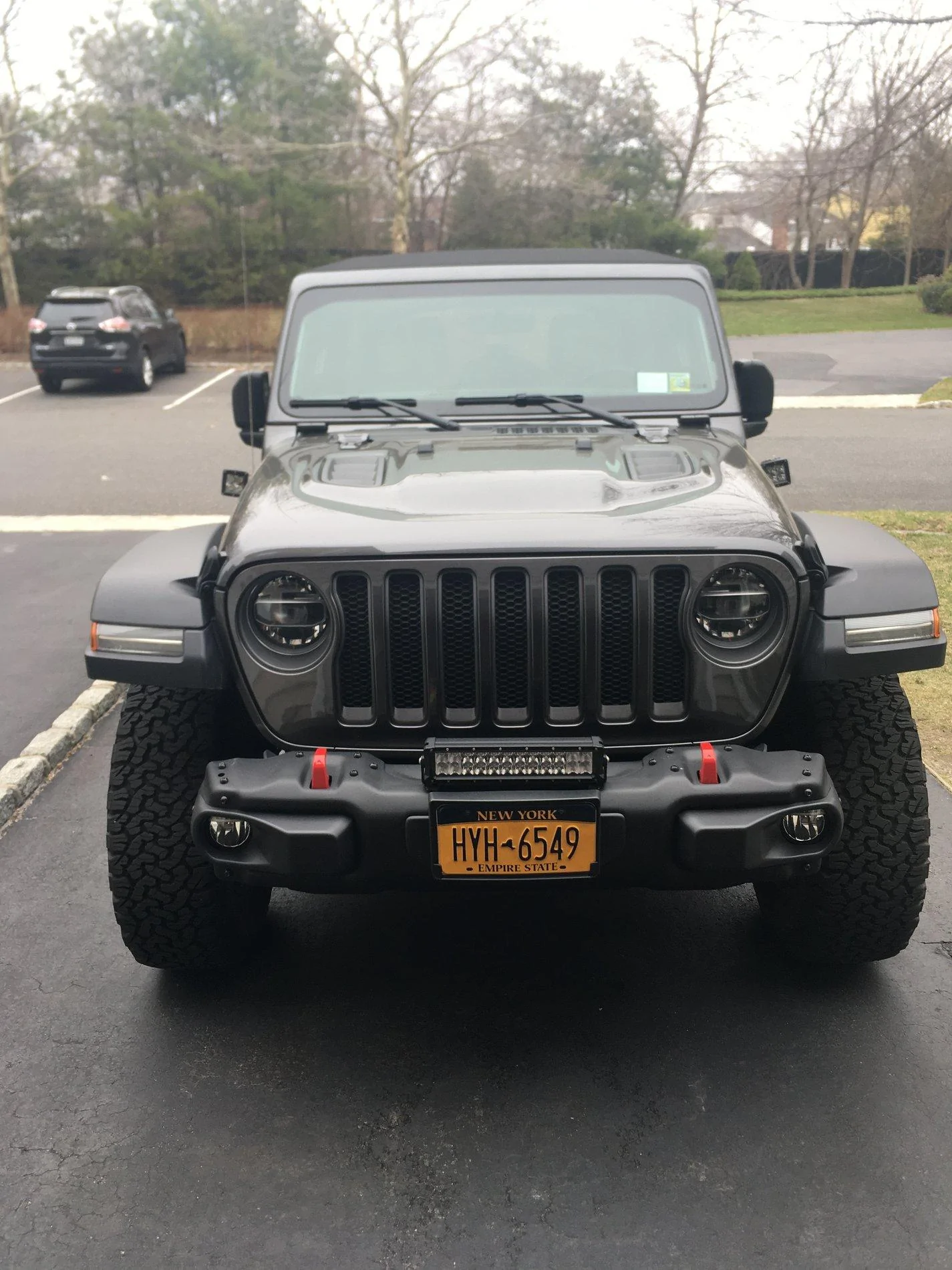Jeep Wrangler JL Where to put two 3" LED cubes so the windshield can still come down without interference. 6F07CAB5-530E-43F5-898F-CC107988B010