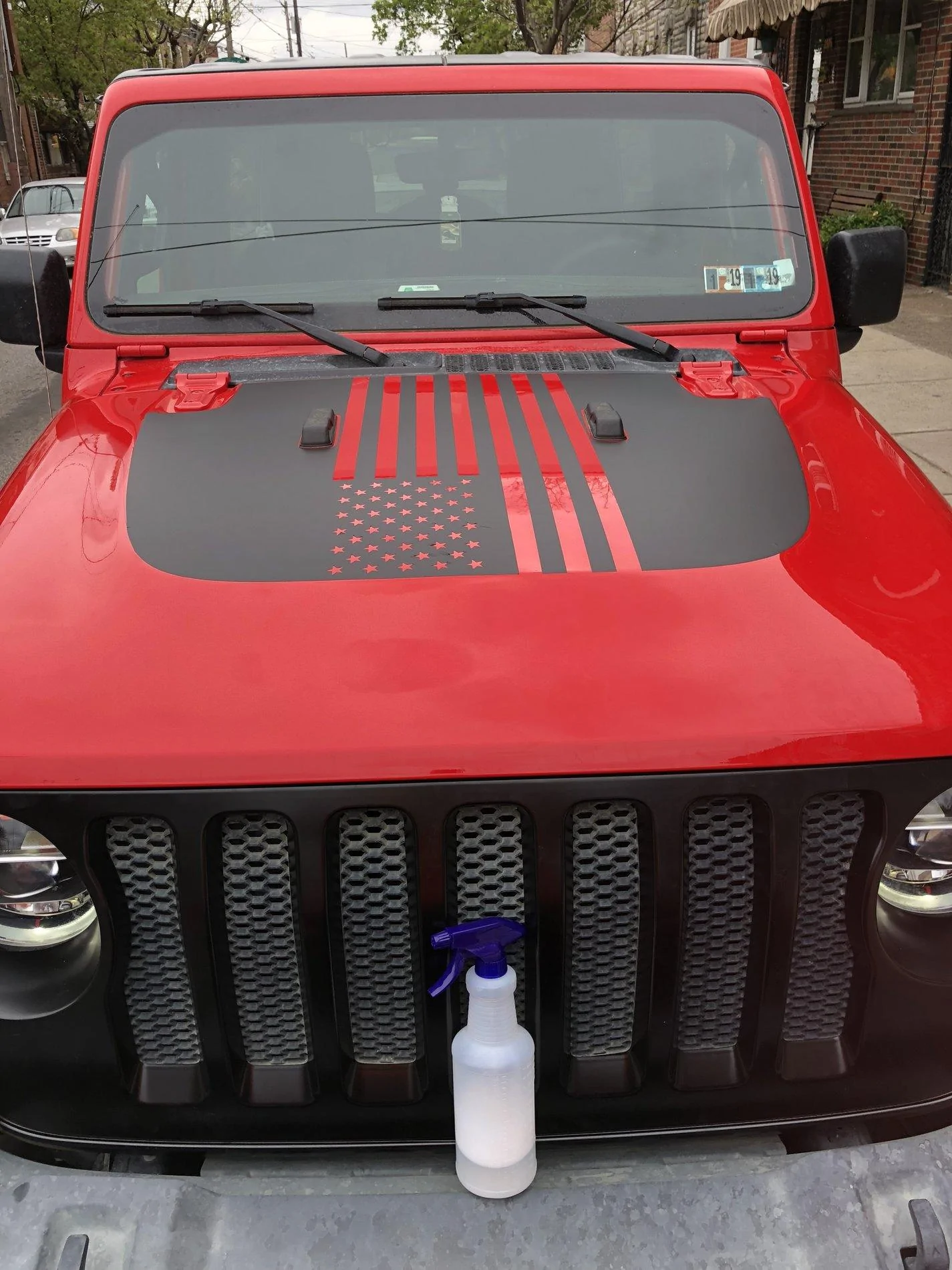 Jeep Wrangler JL Blacking out the grill AB917FF3-922A-44CE-8BDF-42351A4B1FAA