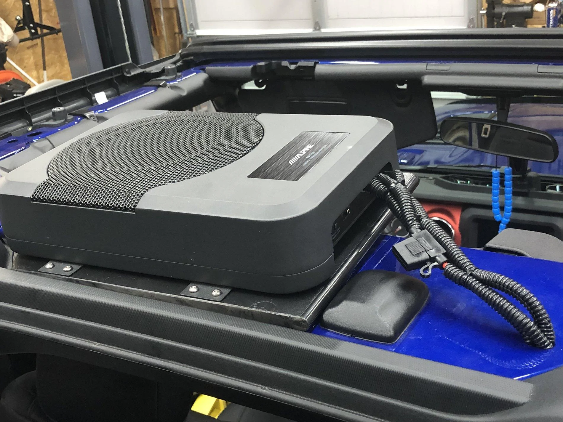 Jeep Wrangler JL Roll Bar Self-powered Alpine Sub Install (Soft top Only) 5E8B17B0-F93D-42F9-894F-9C1C16553FA3