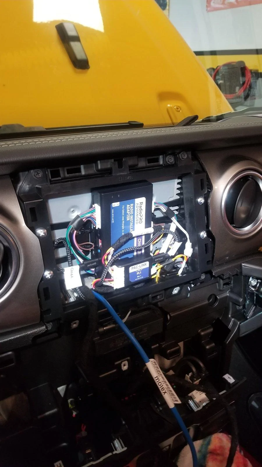Jeep Wrangler JL JLU stereo upgrade Height10/Arc Audio build 20200626_171607