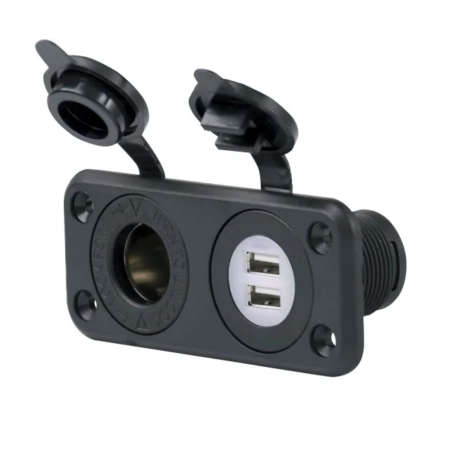 Jeep Wrangler JL USB in dash pocket. 12VCOMBO-B
