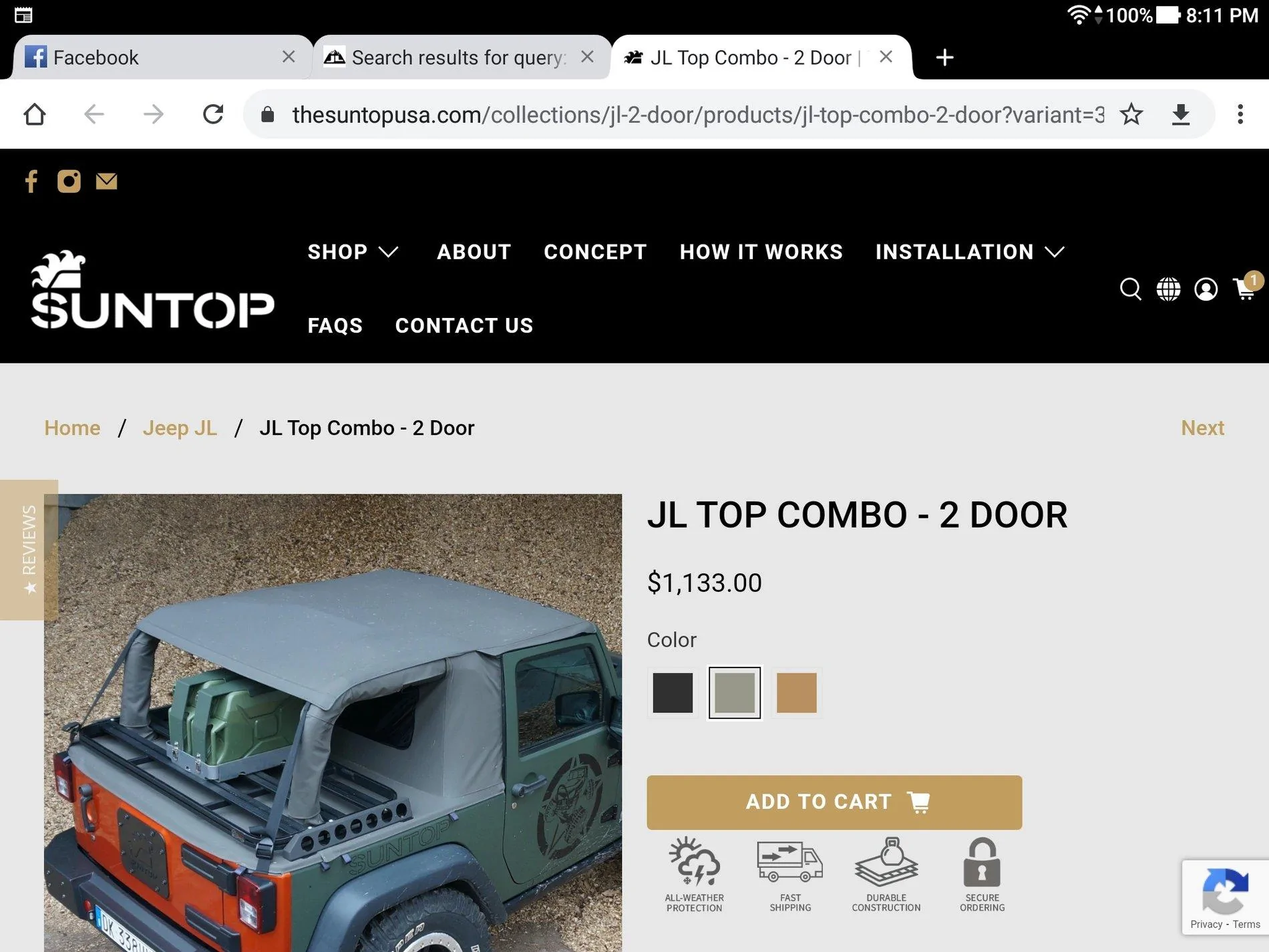 Jeep Wrangler JL Deck cover for JL 2 door Screenshot_20200804-201114