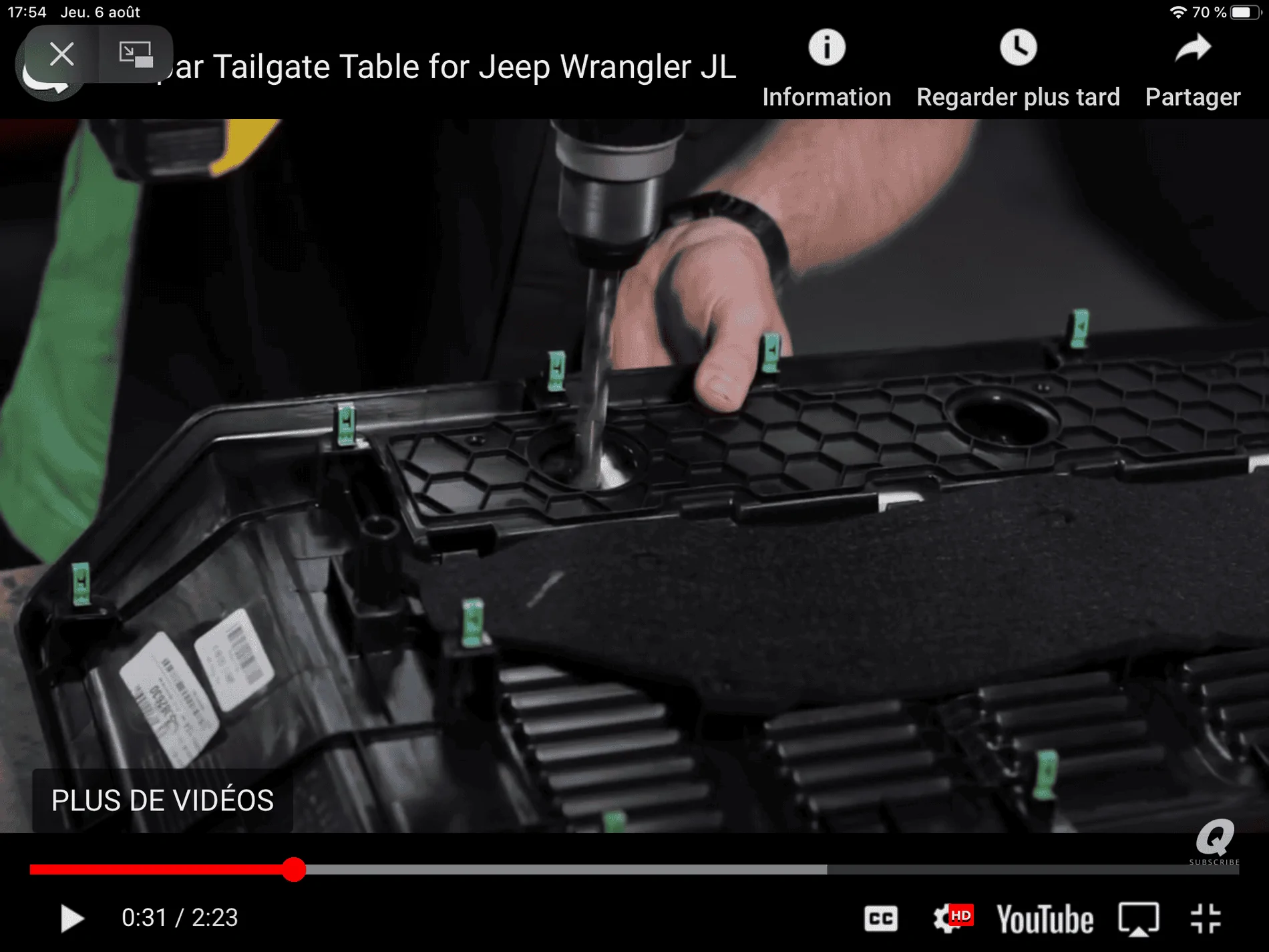 Jeep Wrangler JL Tailgate Panel - Green Retaining Clips 840B8724-B862-4AC5-8FA2-AFF77B18971B