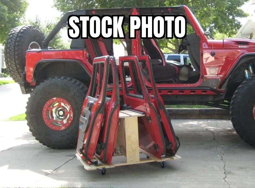 Jeep Wrangler JL Kikbax + Door Cart + Hinge Pin Guide Caps ZomboMeme 12082020202732
