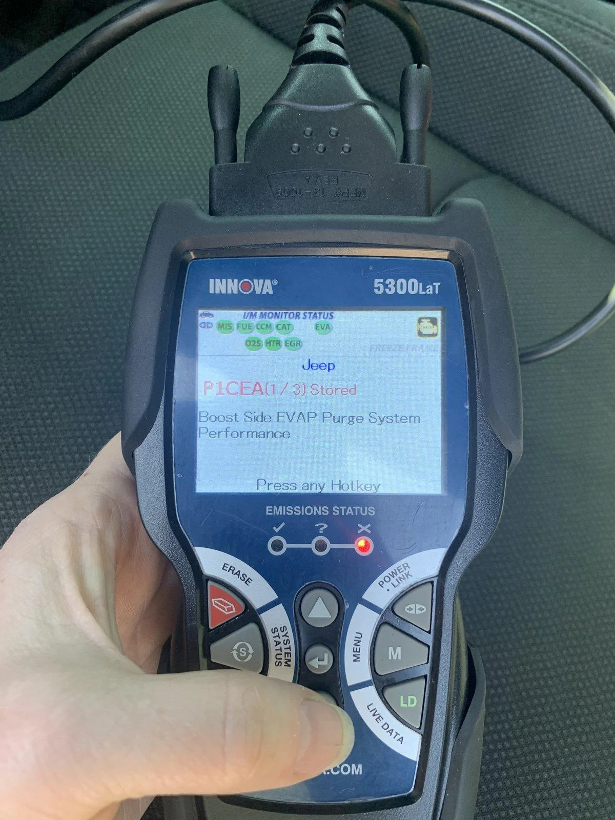 Jeep Wrangler JL Check Engine code after afe momentum cold air intake install. F2872632-73B7-4E5E-A6D1-E61C8505B17E
