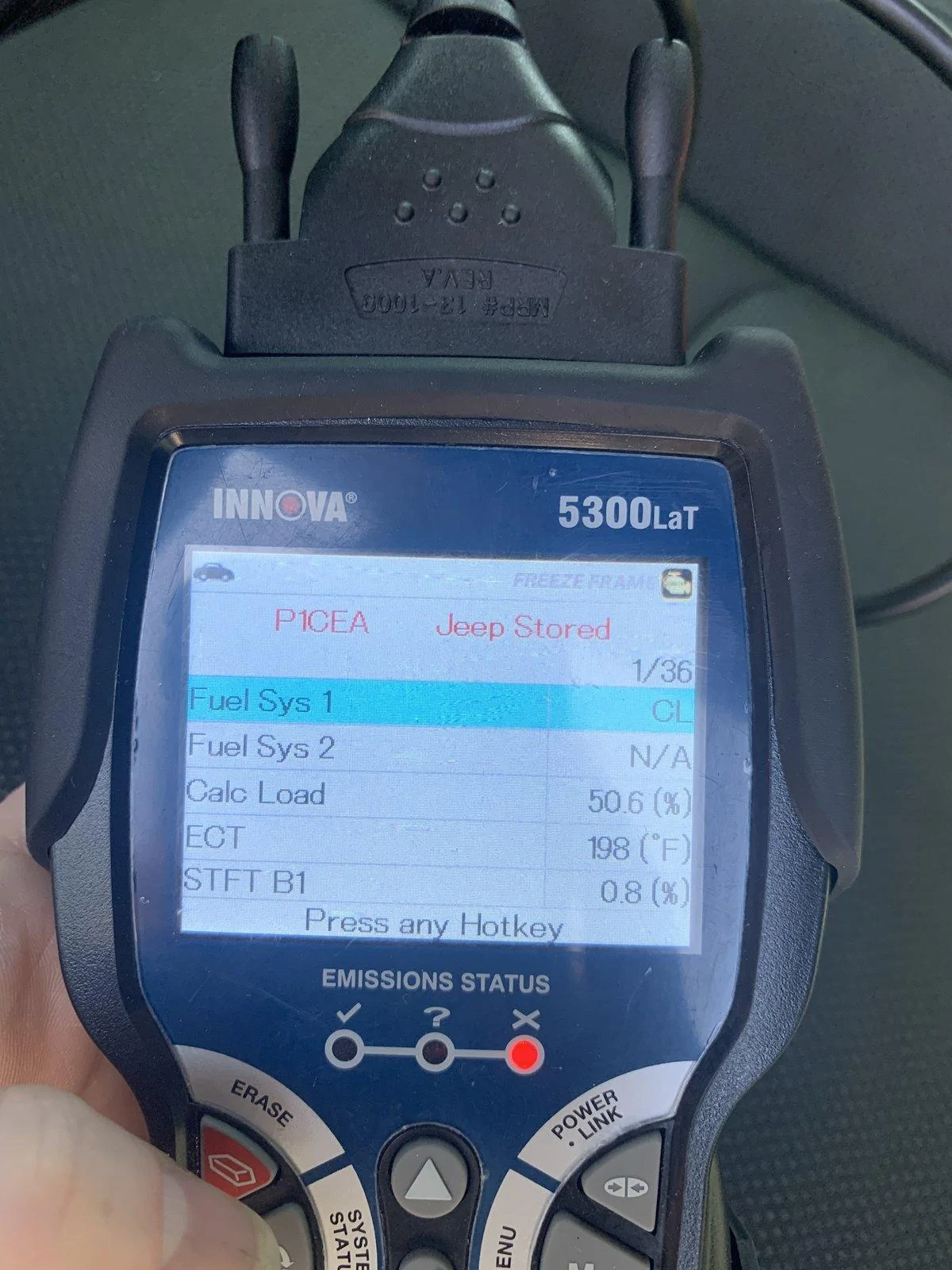Jeep Wrangler JL Check Engine code after afe momentum cold air intake install. 850830B6-A185-4841-AC4D-335FB12AD383
