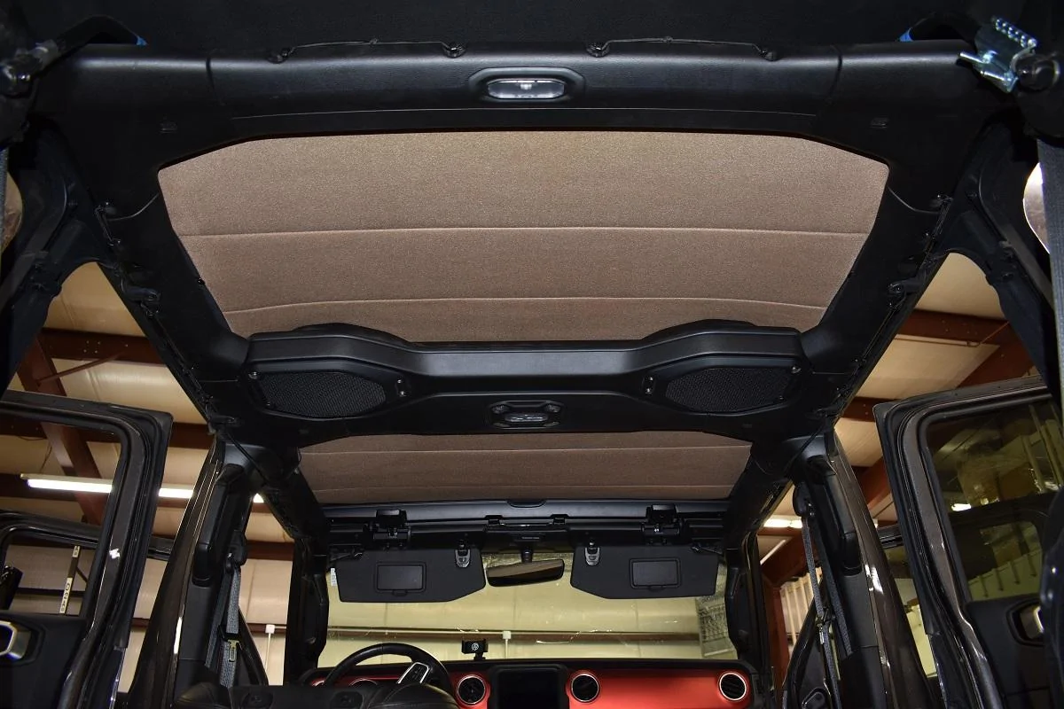 Jeep Wrangler JL Hothead Headliners JLU Soft Top Headliners Oak