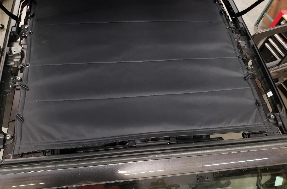 Jeep Wrangler JL Hothead Headliners JLU Soft Top Headliners Back of liner