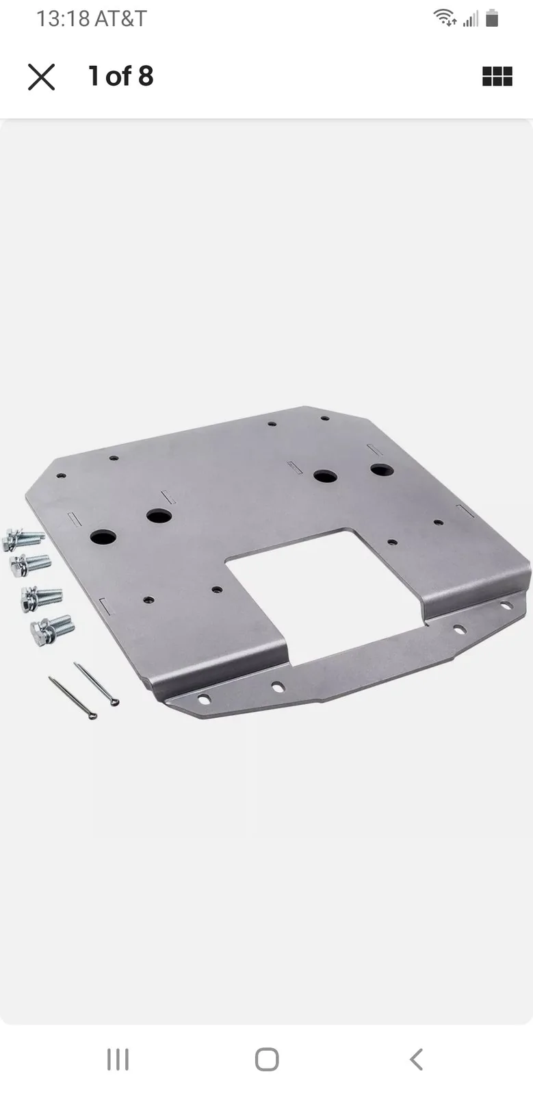 Jeep Wrangler JL Spare tire relocation bracket Screenshot_20200815-131851_eBay