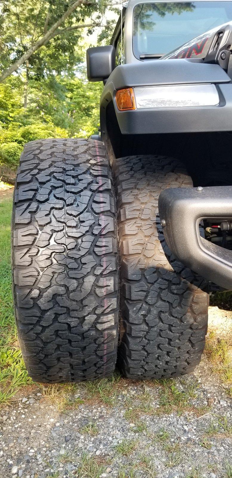 Jeep Wrangler JL Another offset/tyre question 20190816_173314
