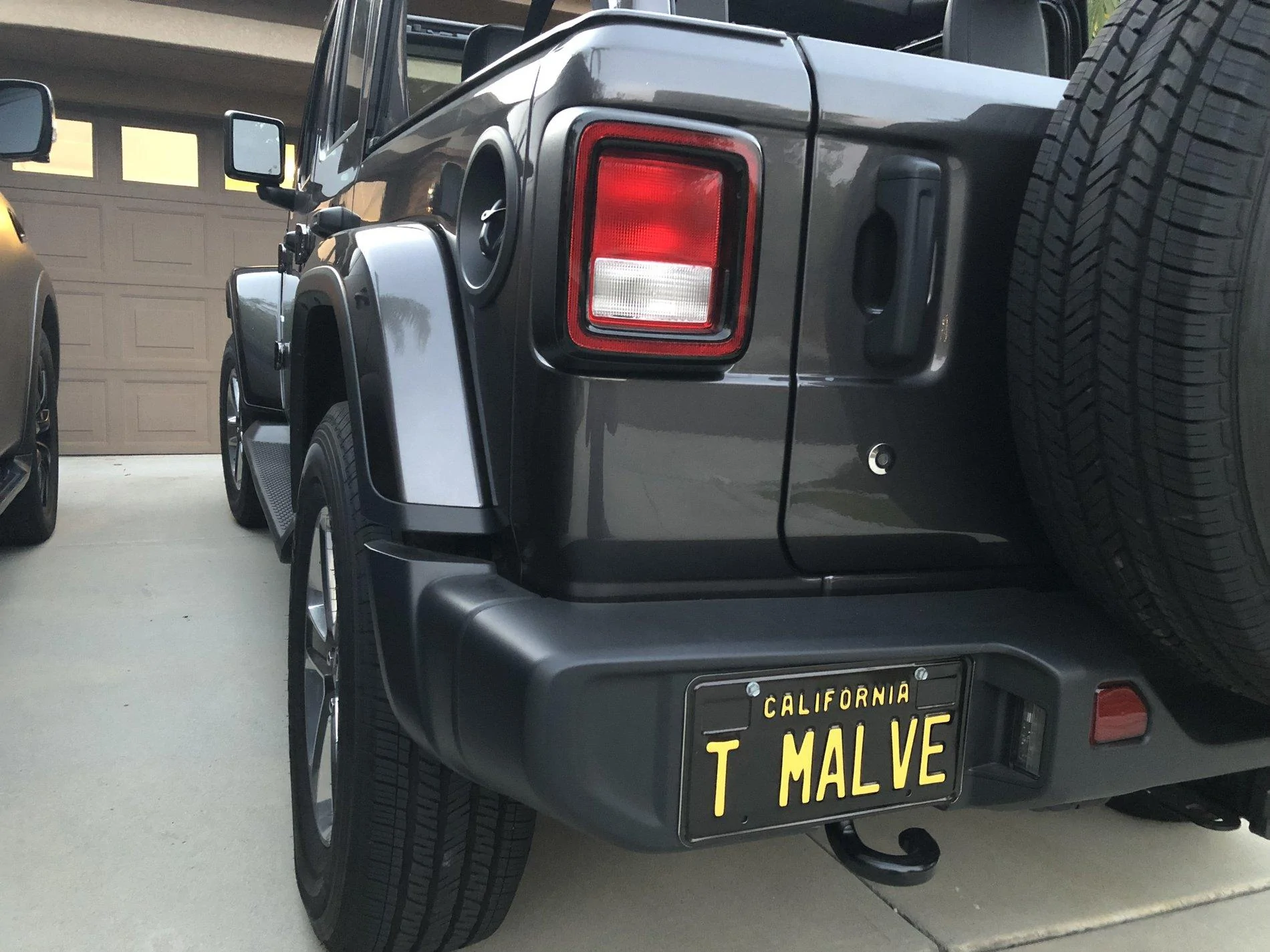 Jeep Wrangler JL Custom vanity license plates F0289BFF-DF81-4506-9FC9-7C1B5E3FDBB4