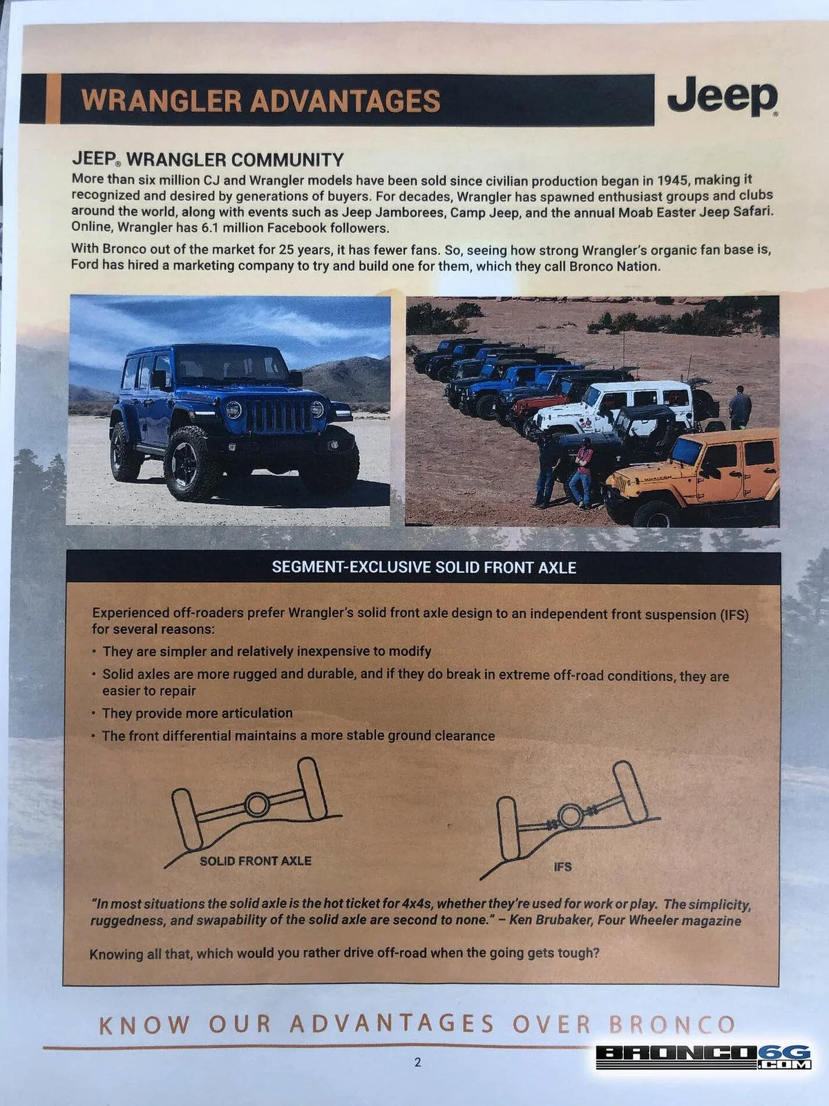 Jeep Wrangler JL Bronco vs Jeep Wrangler mega thread bronco vs jeep 02
