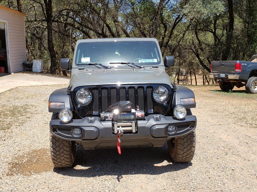 Jeep Wrangler JL My new Willys Jeep winch 1
