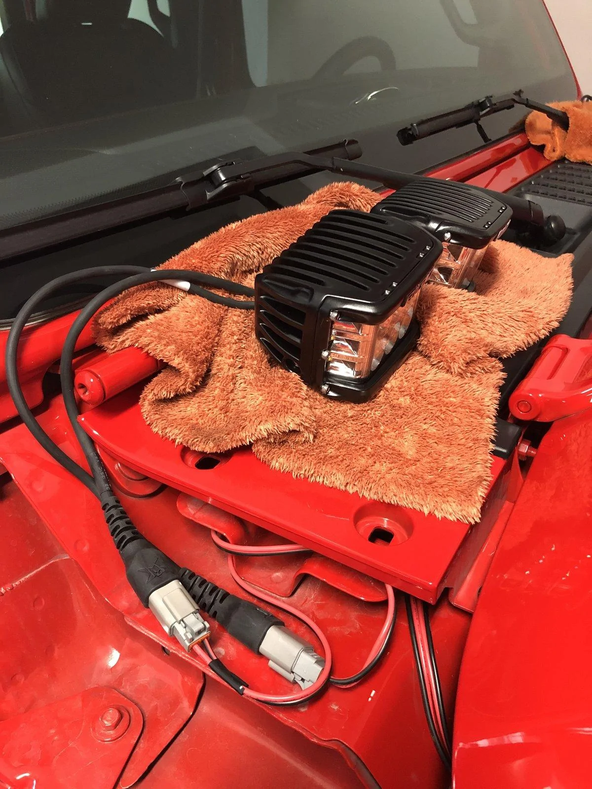 Jeep Wrangler JL Rigid Cowl Mount - DSS Pro Review Prewire 1