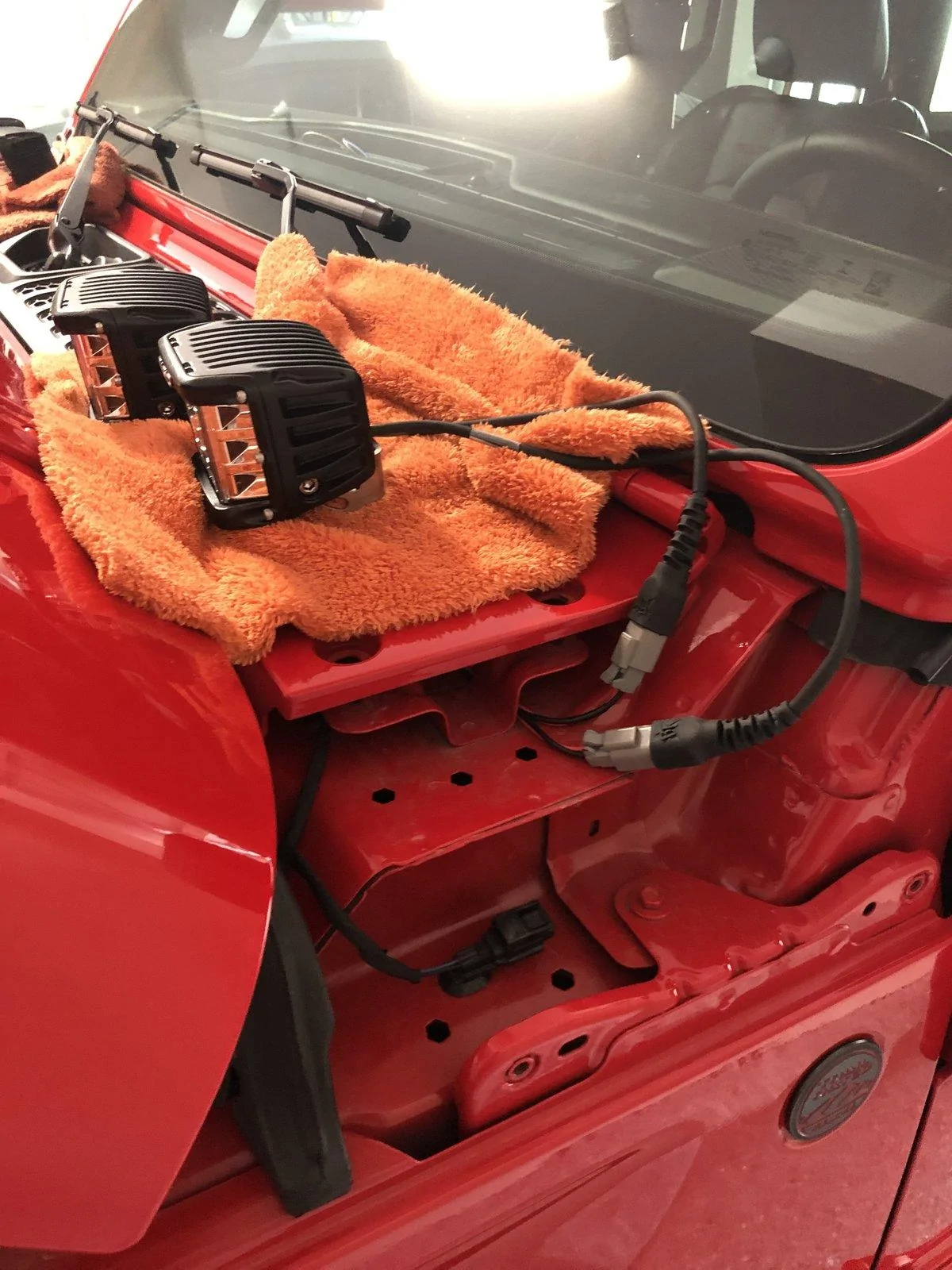 Jeep Wrangler JL Rigid Cowl Mount - DSS Pro Review Prewire 2