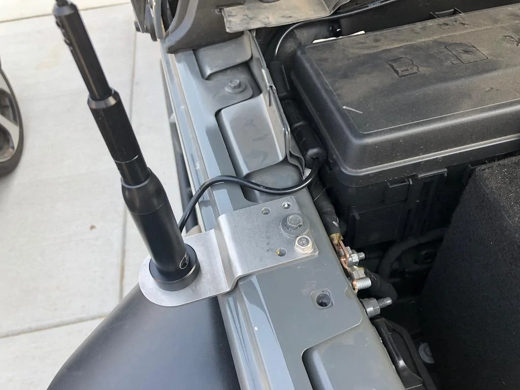 Jeep Wrangler JL Comms mule - Ham, GMRS, and CB install install%20-%201