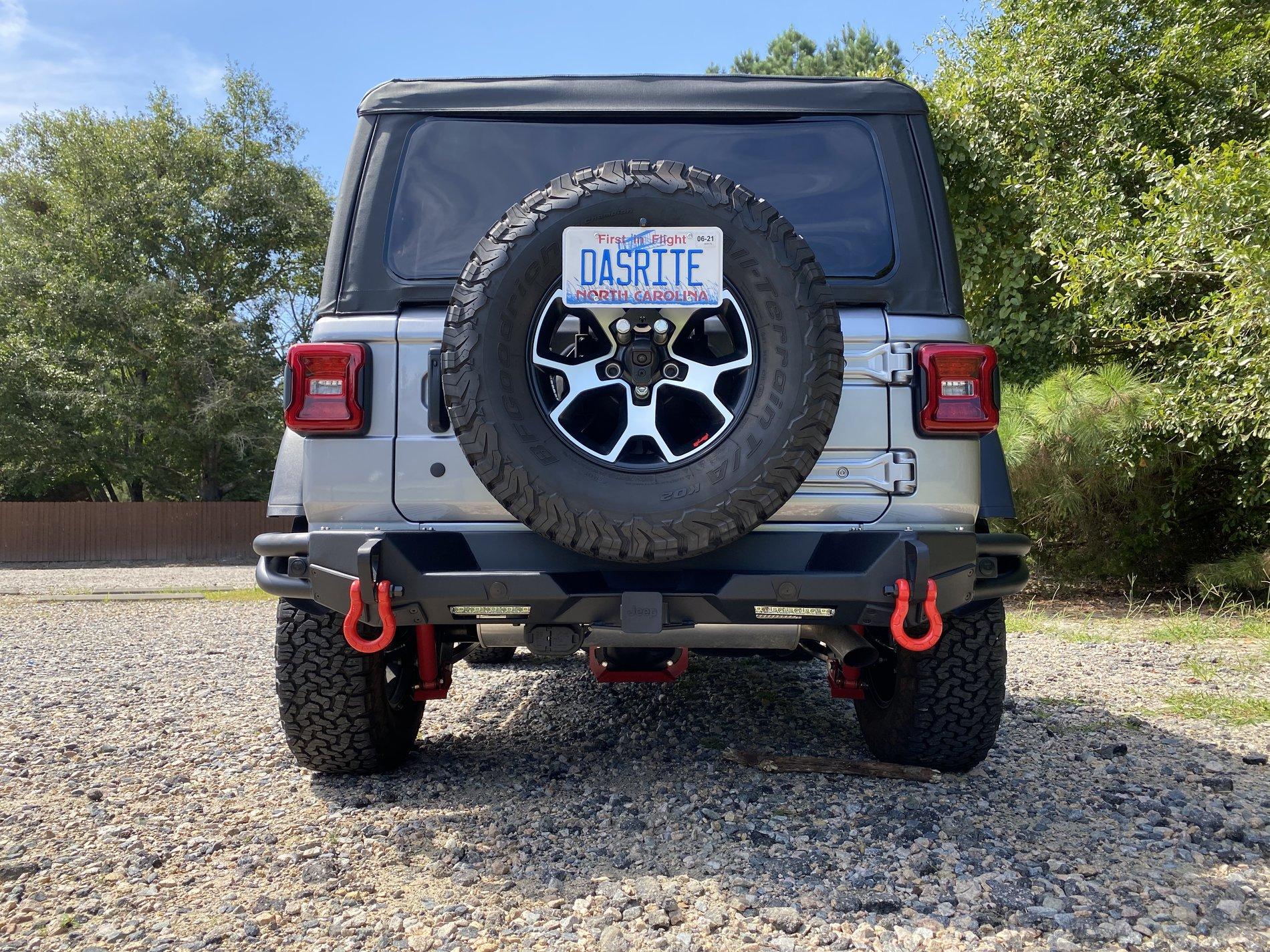 Jeep Wrangler JL Rear license plate relocation options...? BDFF4095-AAFE-4220-8E72-8175128E3DCA