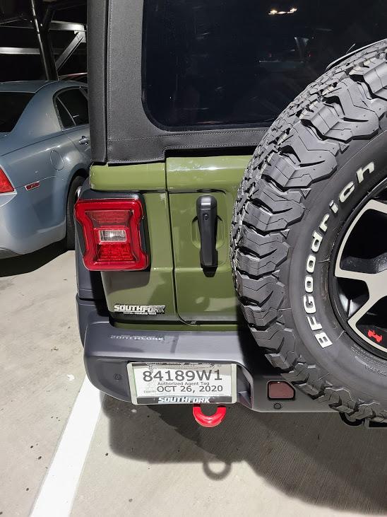 Jeep Wrangler JL Tailgate Key Lock Missing mCdekS2