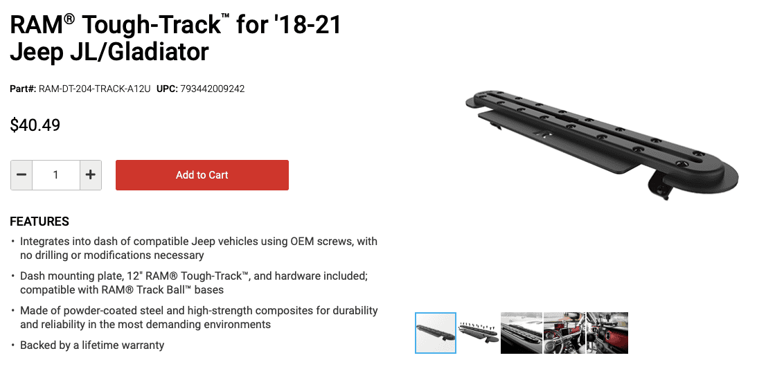 Jeep Wrangler JL Dash Mount for JL? Screen Shot 2020-09-16 at 4.56.08 AM