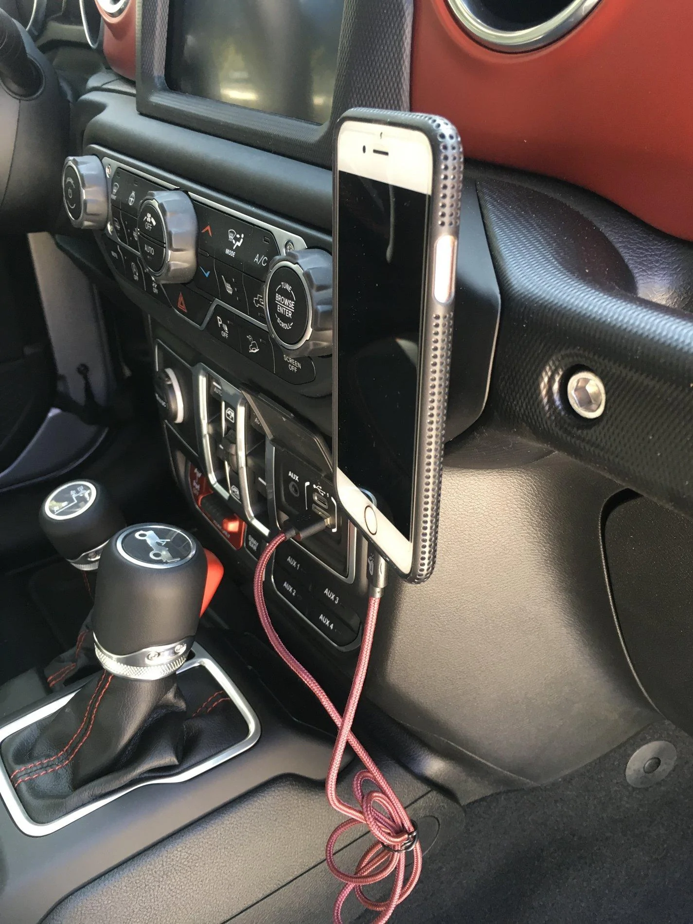 Jeep Wrangler JL Cellphone Holder for JLU Rubicon F5EB7766-6E45-4DE2-AB7E-4213C24CB9FA