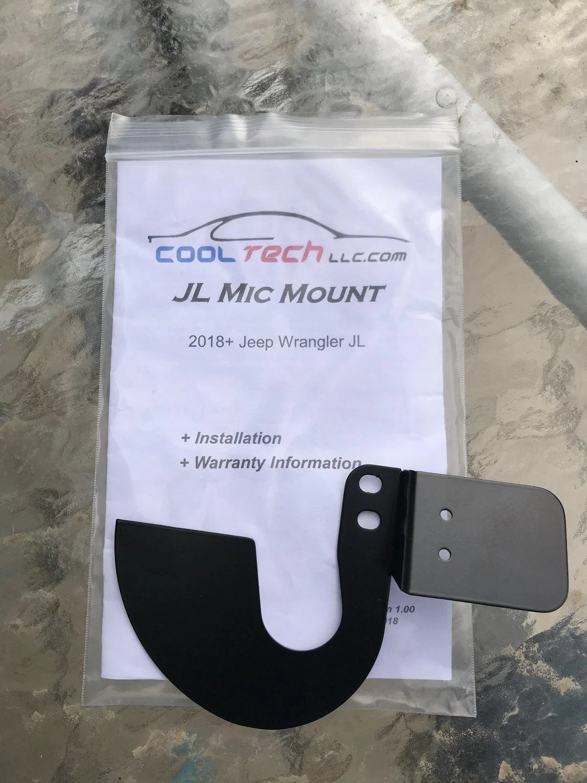 Jeep Wrangler JL NEW Mic Mount for 2018+ JL IMG_6849