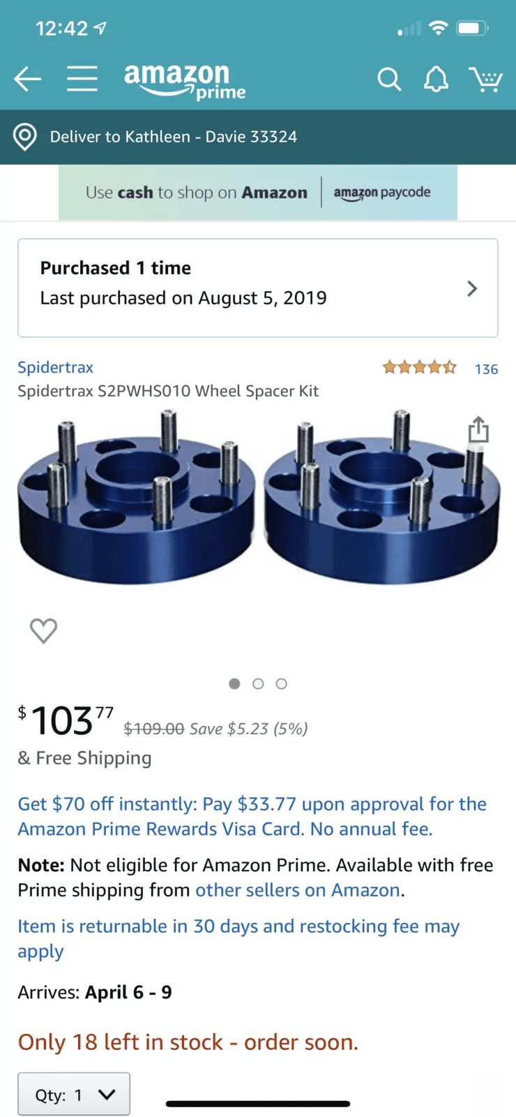 Jeep Wrangler JL WTB Wheel Spacers/Adapters 6410DB25-26E3-4C54-91B1-067D2D2A7E5F