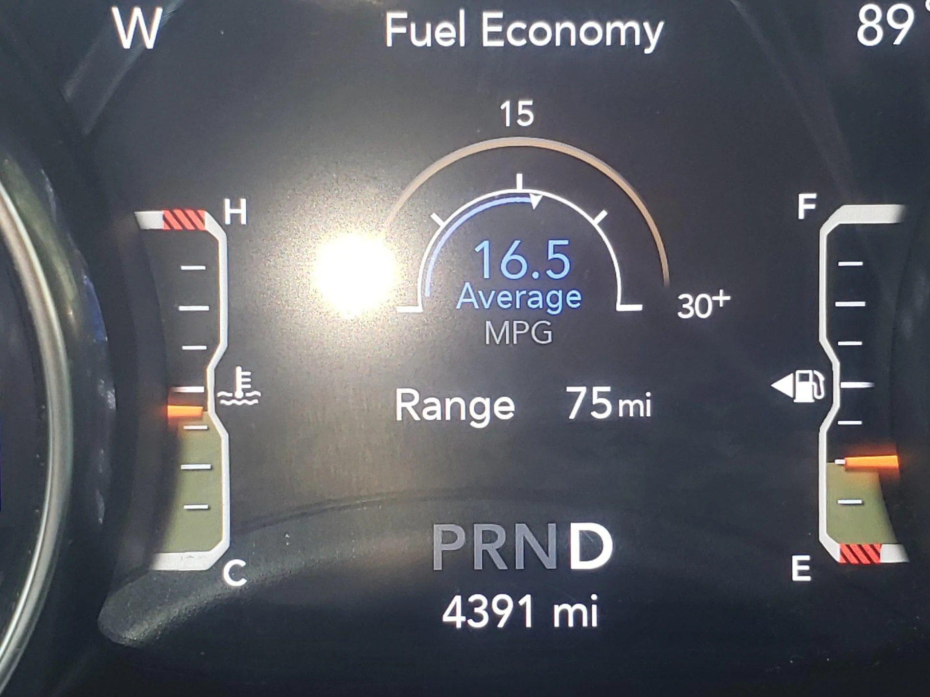 Jeep Wrangler JL 2019 JLU Sahara dash screen default - help! 20200918_134239