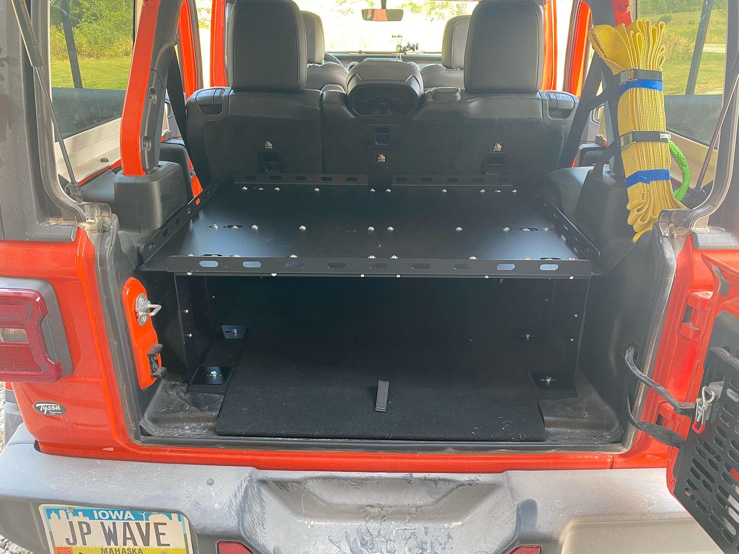 Jeep Wrangler JL JLUR Rear Storage Ideas 696FDC5E_EEEF_436A_B41D_8EC411CD7F01_IMG_1675