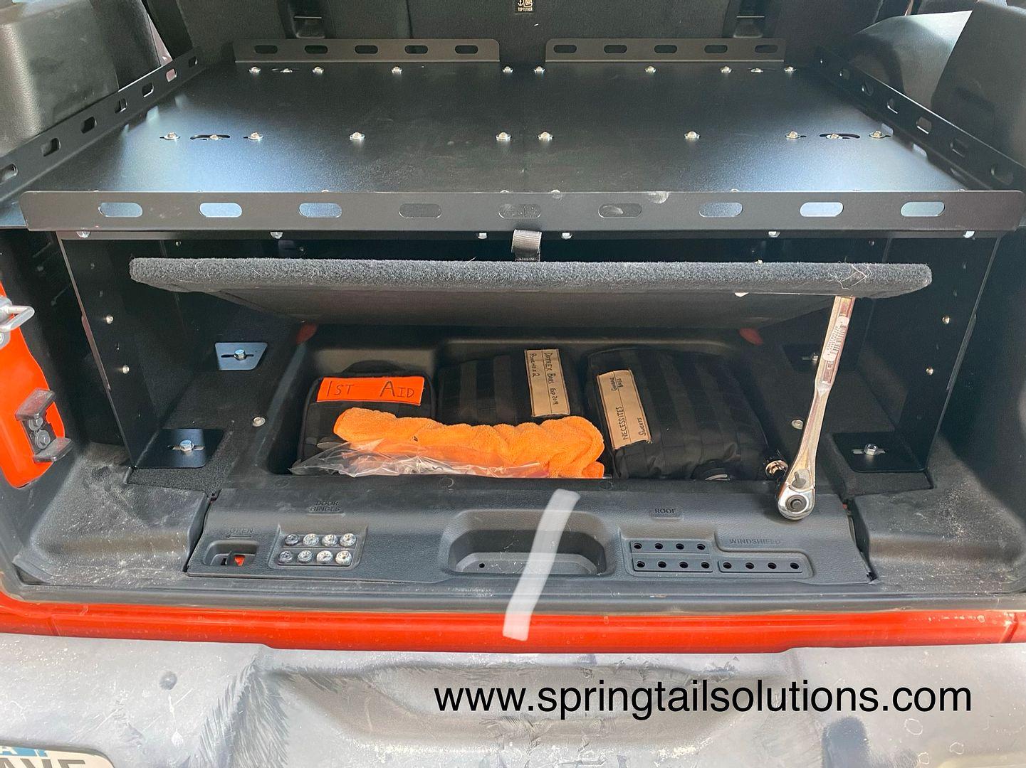 Jeep Wrangler JL JLUR Rear Storage Ideas 4F21EA1_7271_480A_B331_1D6CC0E44806_FullSizeRender
