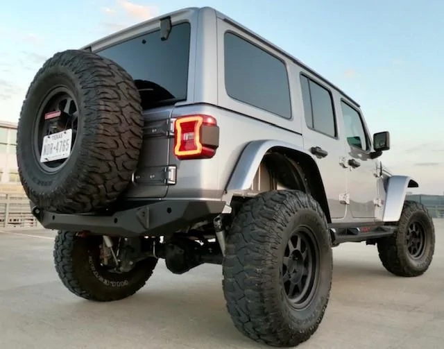 Jeep Wrangler JL CavFab Crawler Series Full Width Rear Bumper bs4