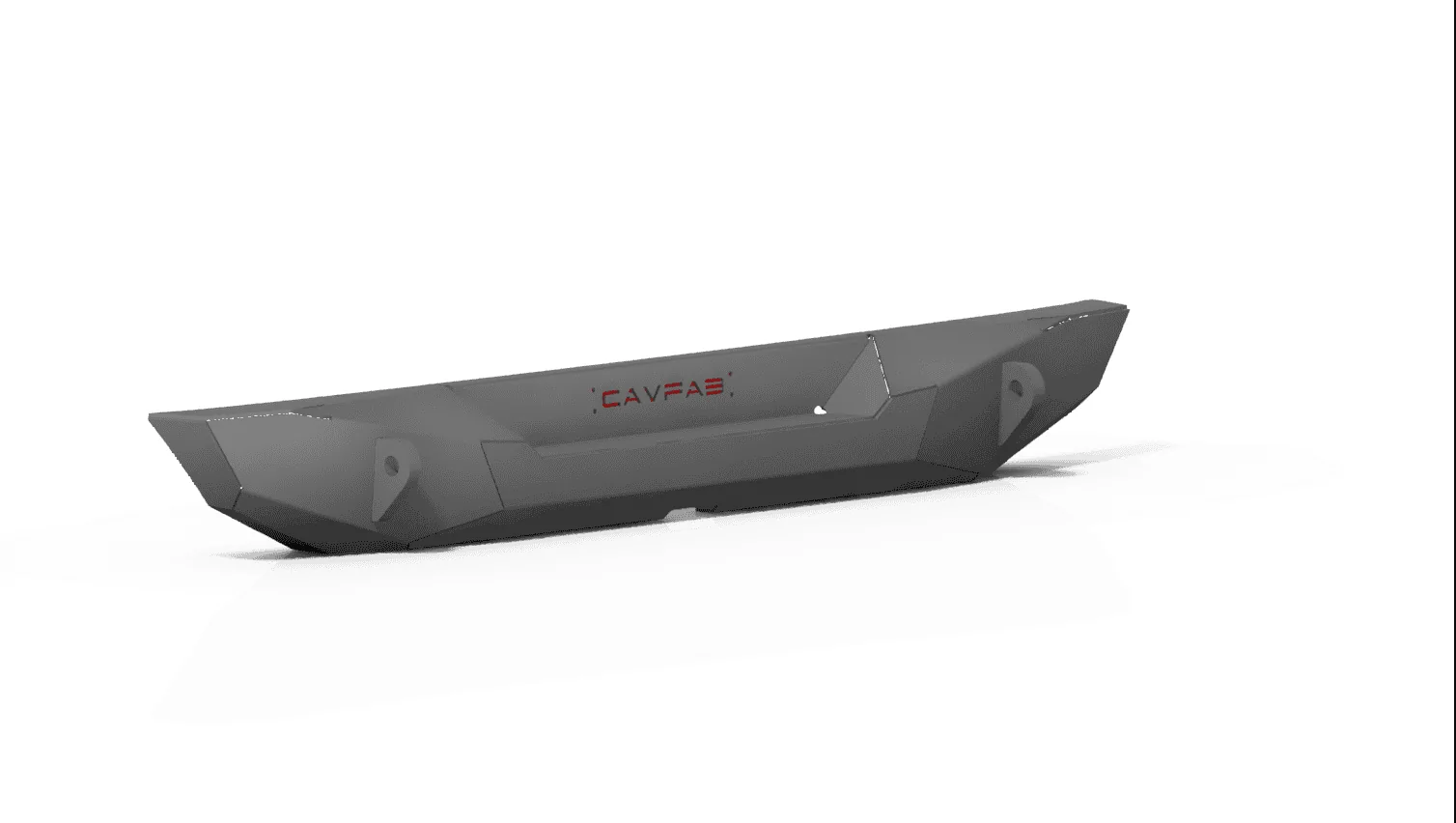Jeep Wrangler JL CavFab Crawler Series Mid Width Bumper CFK0050026 JL Crawler Rear Mid WO sensor 2
