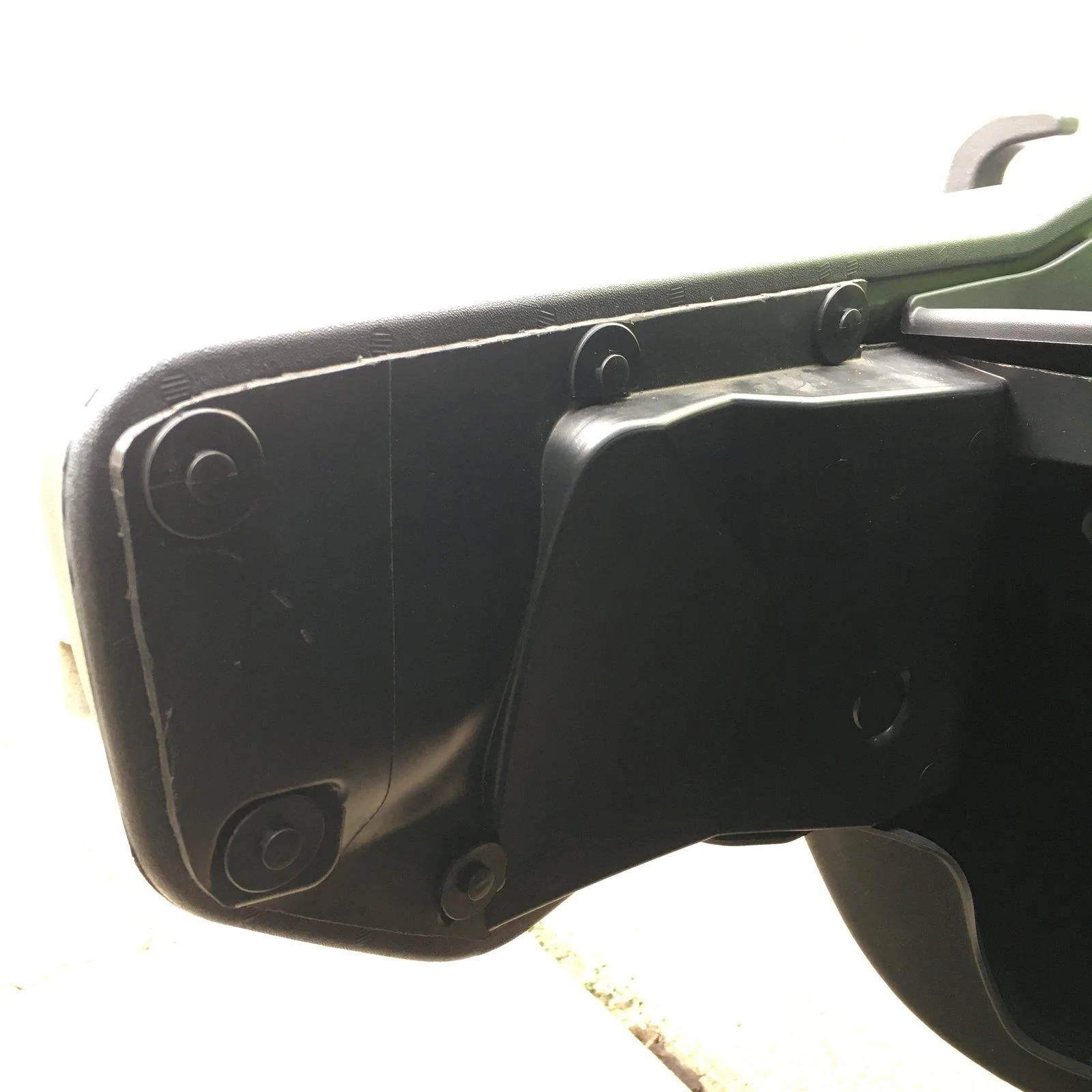Jeep Wrangler JL Trimming the bumper underside IMG_3033