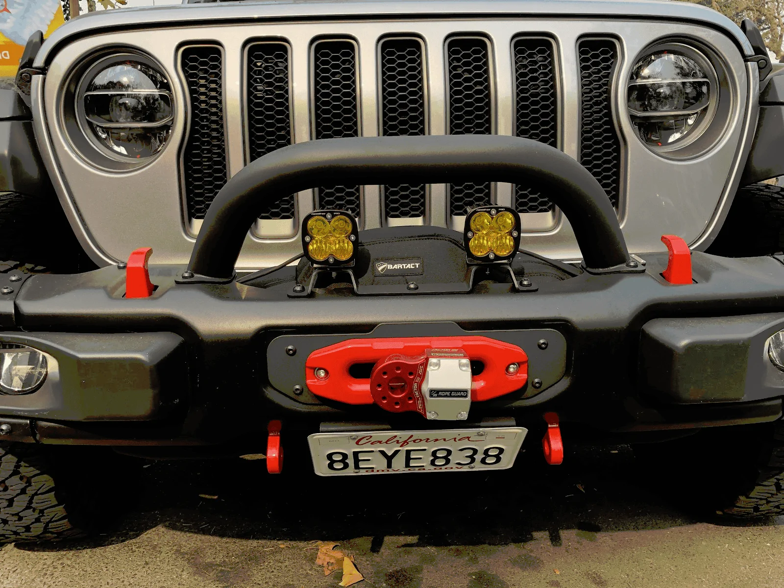 Jeep Wrangler JL Steel bumper gap with winch 1602126895641
