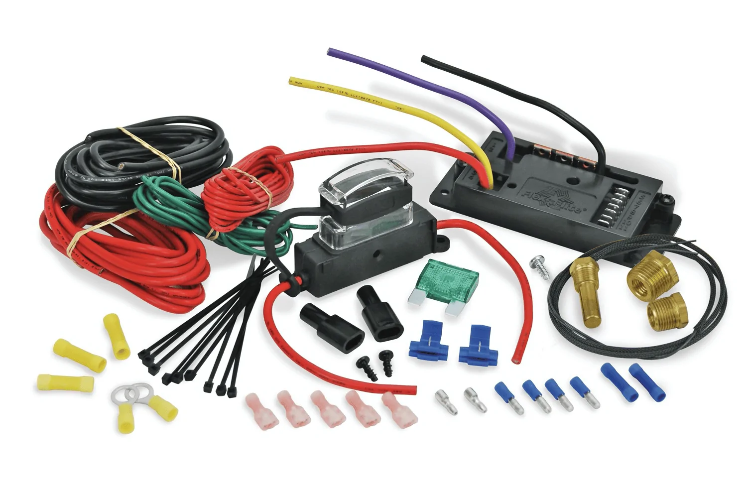 Jeep Wrangler JL Flex-a-lite Variable Speed Fan Controller with thread/in temperature sensor 1602203037668
