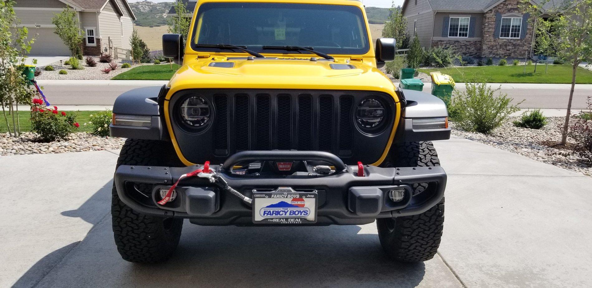 Jeep Wrangler JL First Jeep, first build winch2