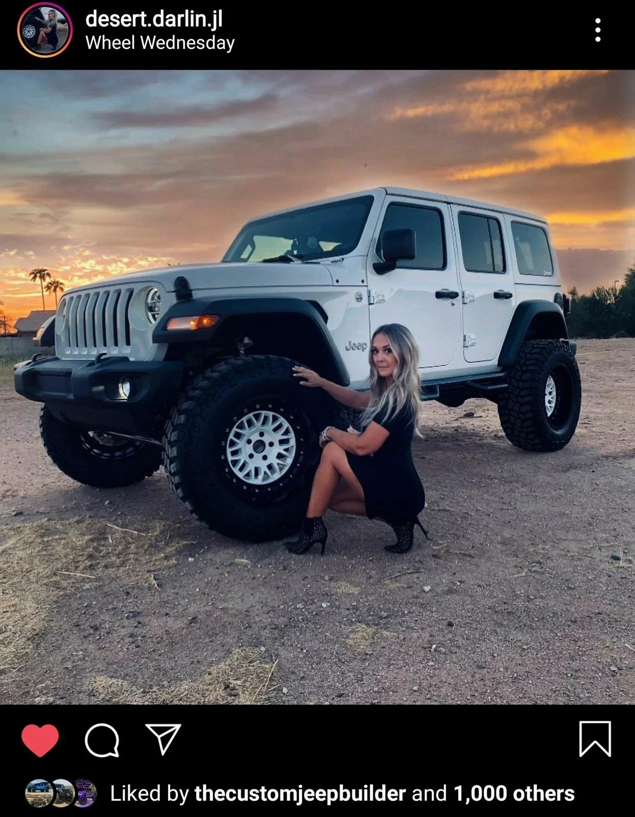 Jeep Wrangler JL Desert.Darlin.JL build Screenshot_20201014-194258_Instagram