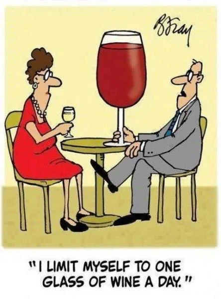 Jeep Wrangler JL Jeep humor waiting room ( ** NO POLITICS ** ) one-glass-of-wine-a-day