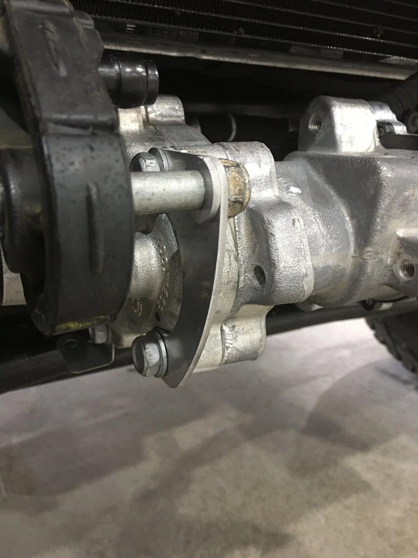 Jeep Wrangler JL Sway bar motor clocking bracket IMG_4349
