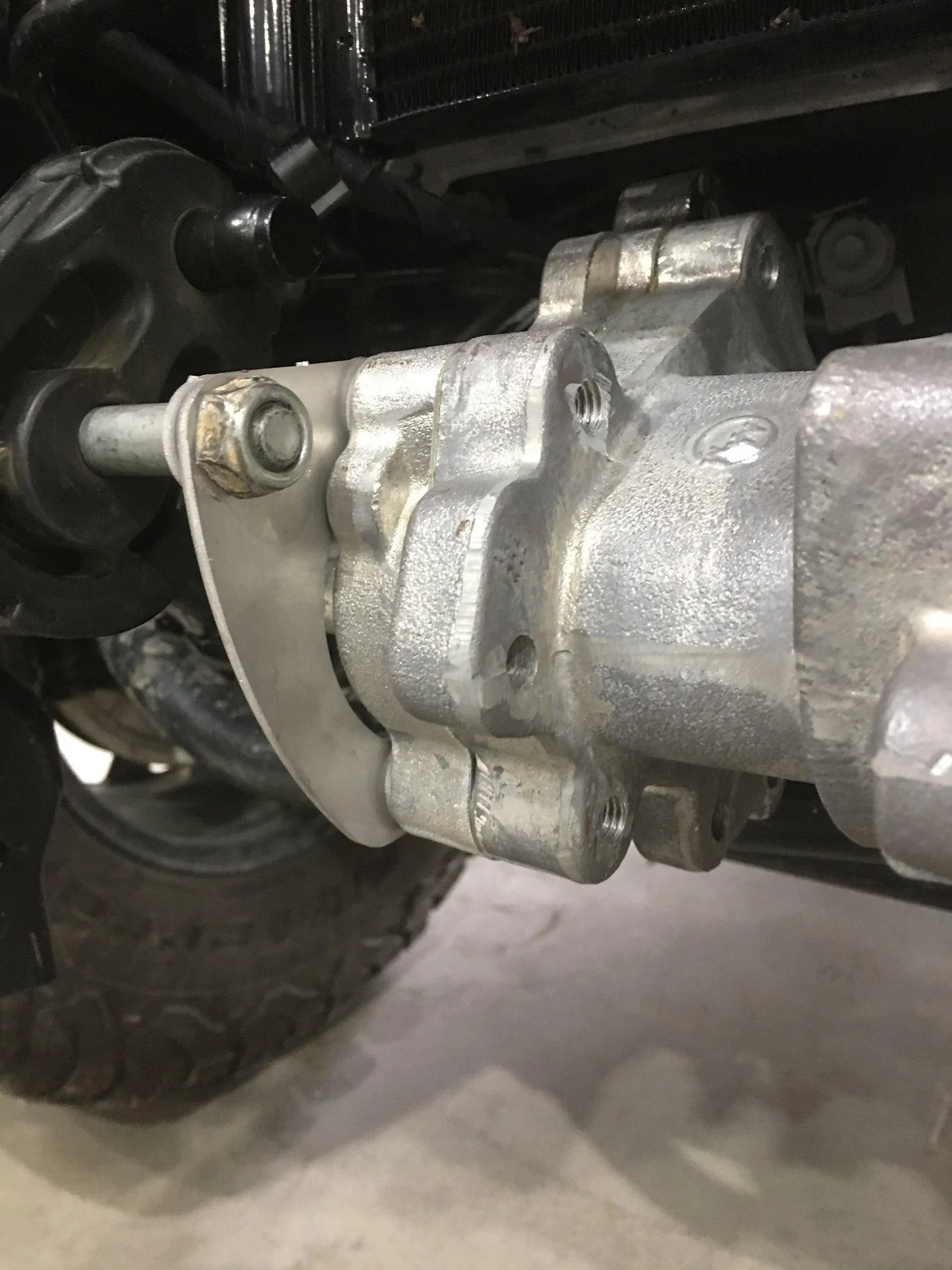 Jeep Wrangler JL Sway bar motor clocking bracket IMG_4350