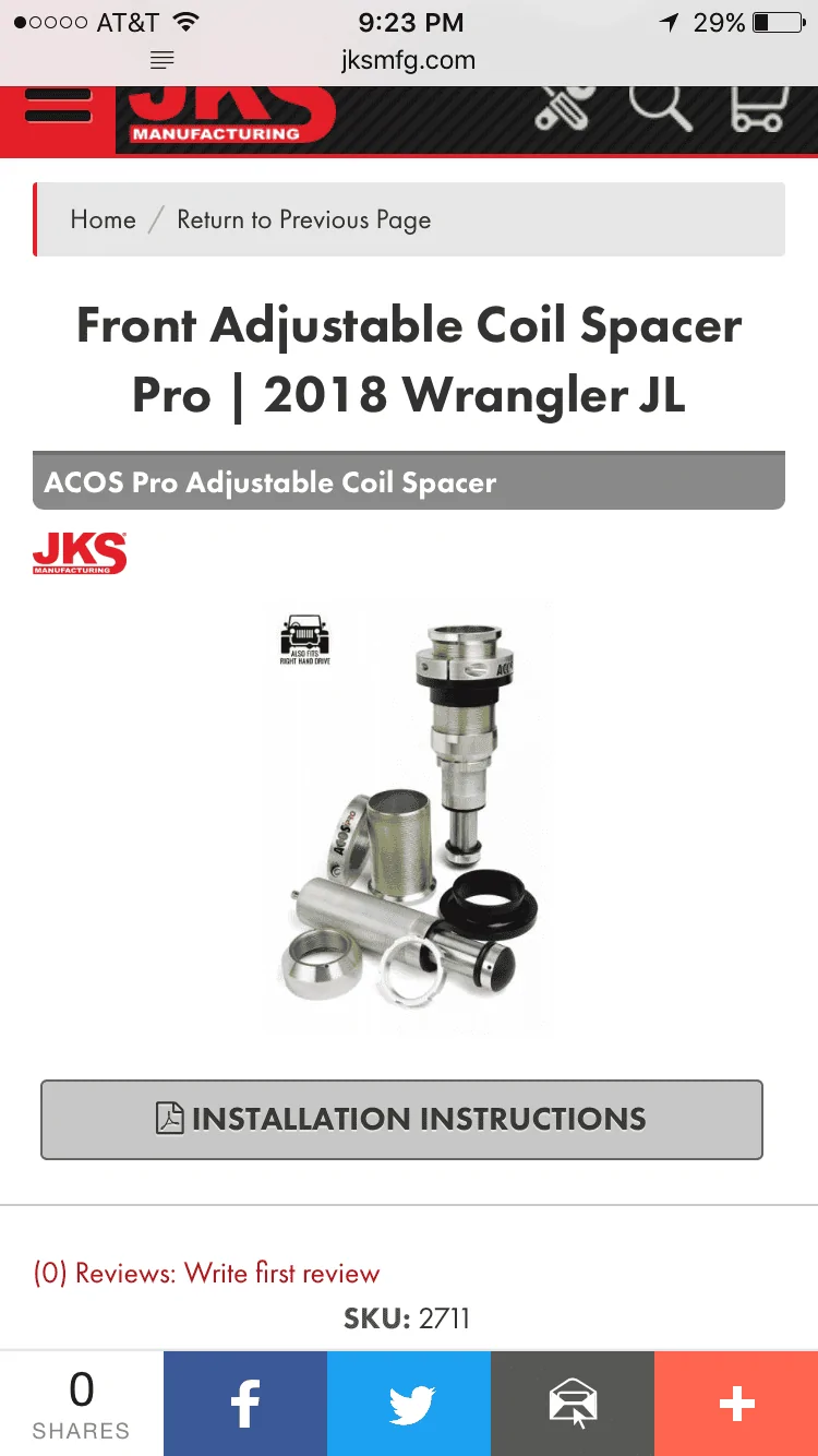 Jeep Wrangler JL Aftermarket JL Lift Kit suspension options master list imag