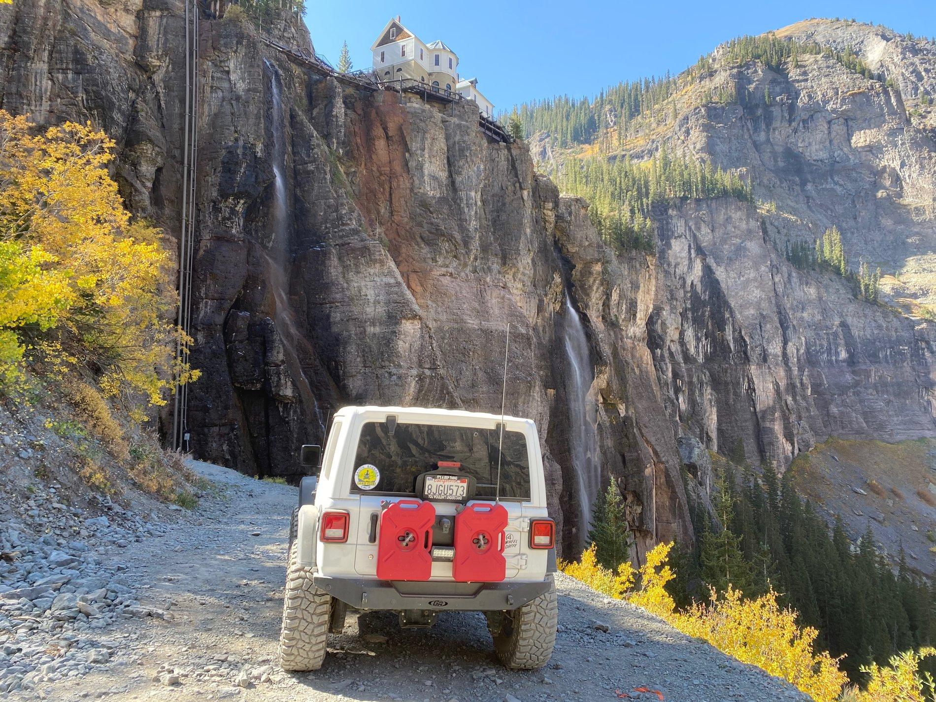 Jeep Wrangler JL Colorado trip Black bear pass power house