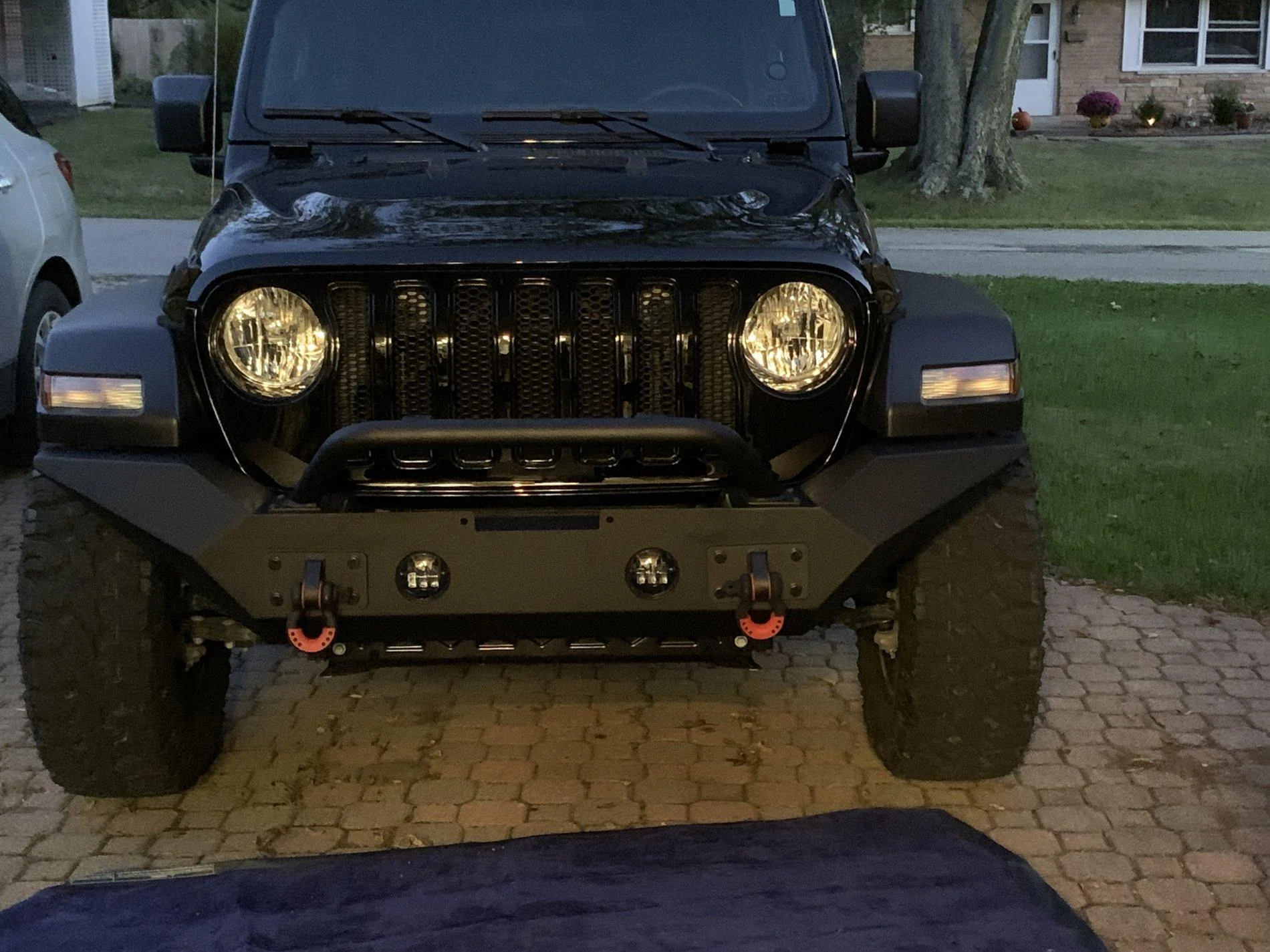 Jeep Wrangler JL Rugged Ridge HD full width bumper IMG_8223
