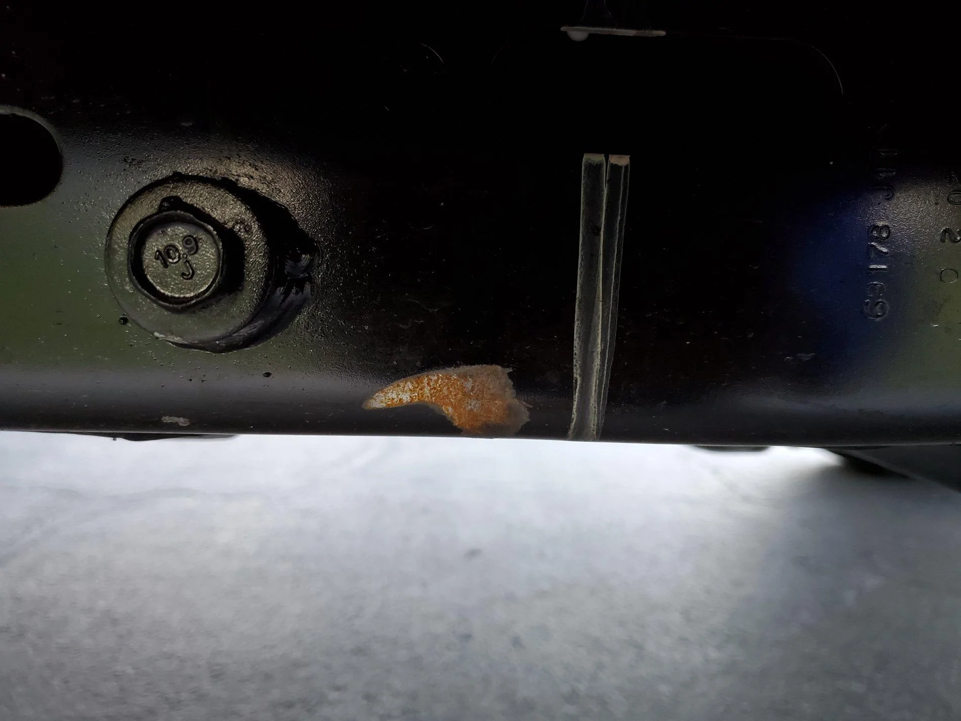 Jeep Wrangler JL Frame rust on 2021 20201016_175557